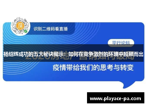 杨绍辉成功的五大秘诀揭示：如何在竞争激烈的环境中脱颖而出